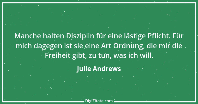 Zitat von Julie Andrews 4