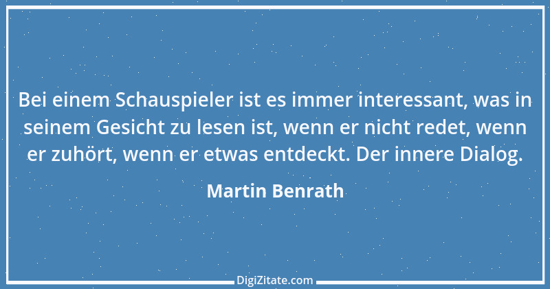 Zitat von Martin Benrath 1