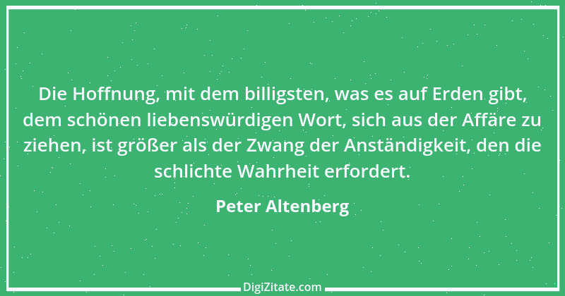 Zitat von Peter Altenberg 72