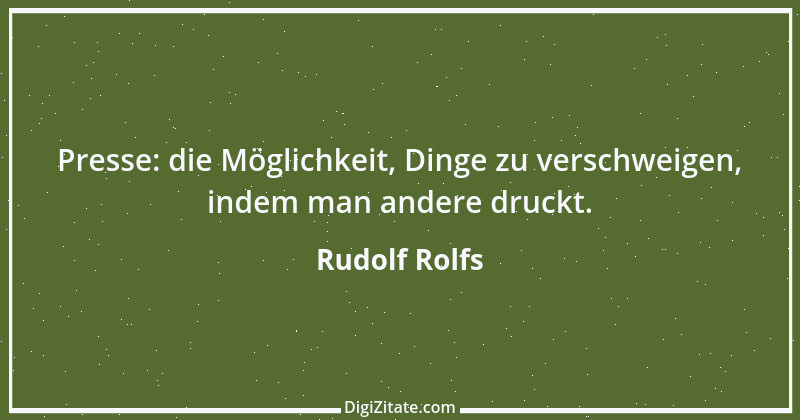 Zitat von Rudolf Rolfs 18