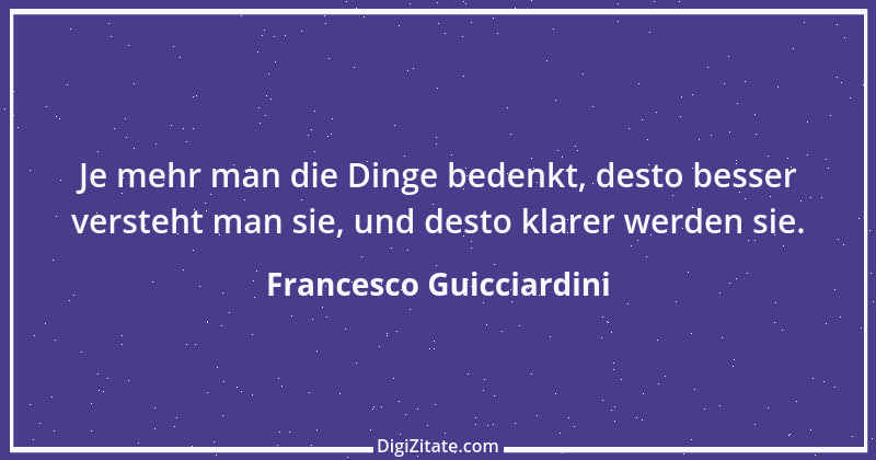 Zitat von Francesco Guicciardini 4