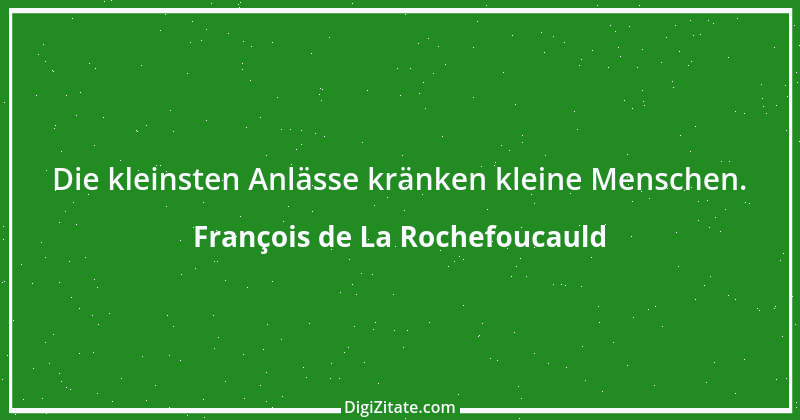 Zitat von François de La Rochefoucauld 560