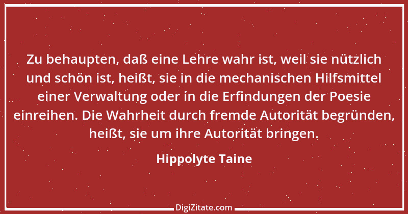 Zitat von Hippolyte Taine 25