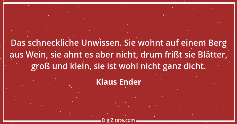 Zitat von Klaus Ender 320