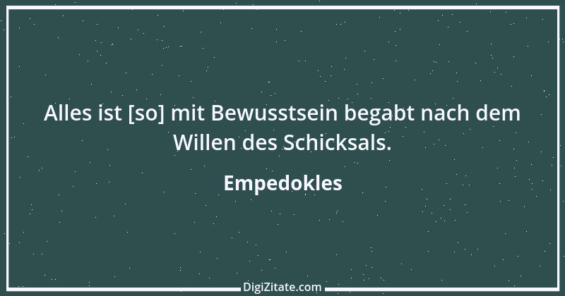 Zitat von Empedokles 14