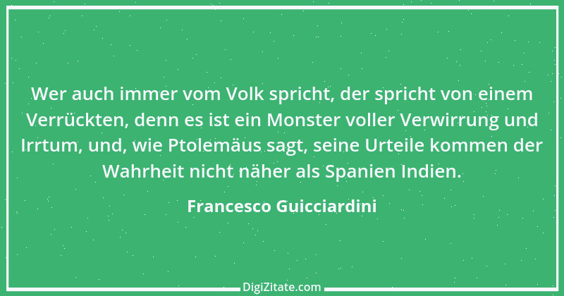 Zitat von Francesco Guicciardini 5