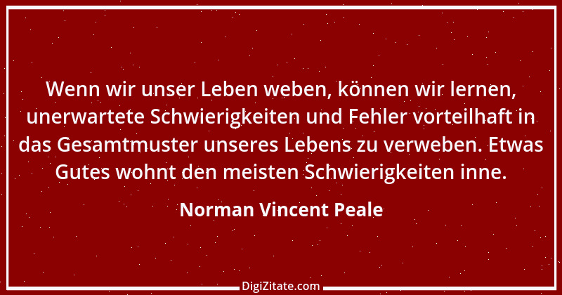 Zitat von Norman Vincent Peale 2