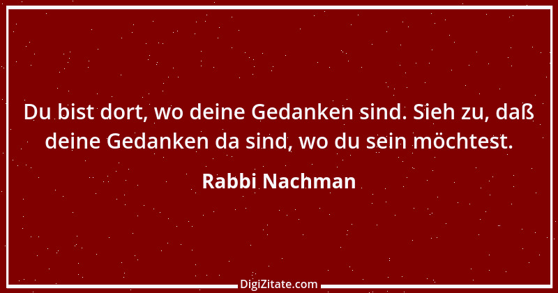 Zitat von Rabbi Nachman 1