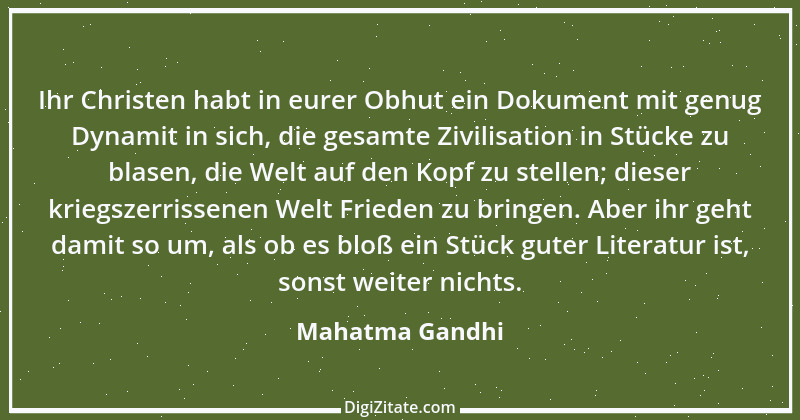 Zitat von Mahatma Gandhi 75