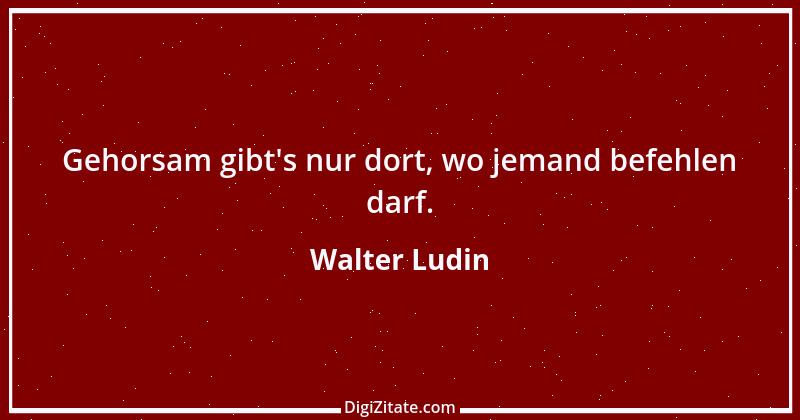 Zitat von Walter Ludin 1151