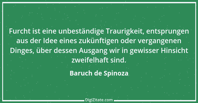 Zitat von Baruch de Spinoza 19