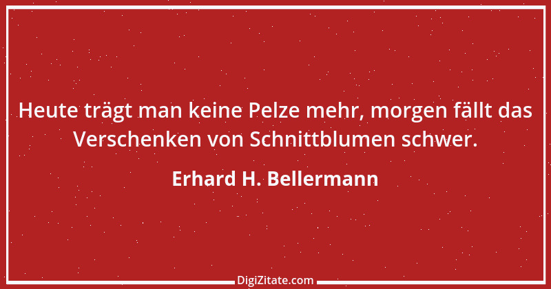 Zitat von Erhard H. Bellermann 164