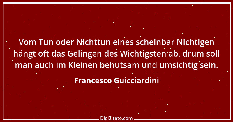 Zitat von Francesco Guicciardini 7