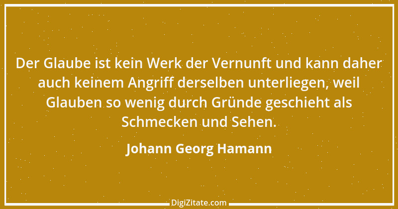 Zitat von Johann Georg Hamann 36