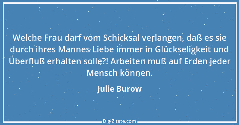 Zitat von Julie Burow 4