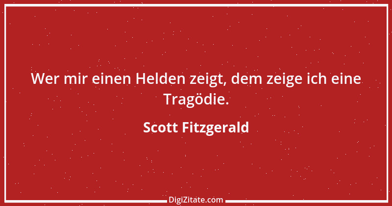 Zitat von Scott Fitzgerald 1