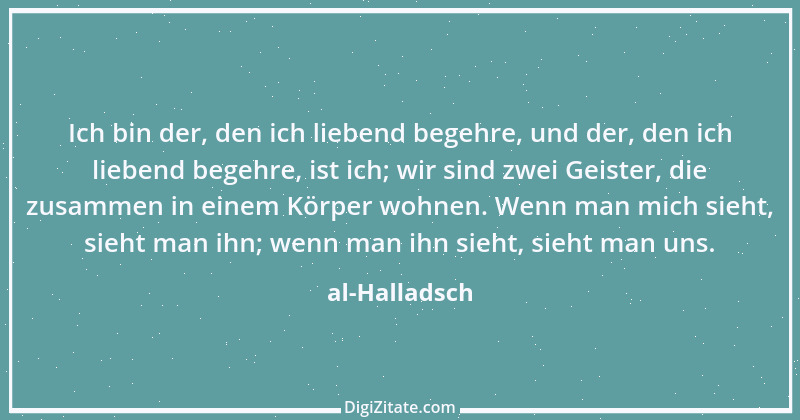 Zitat von al-Halladsch 2