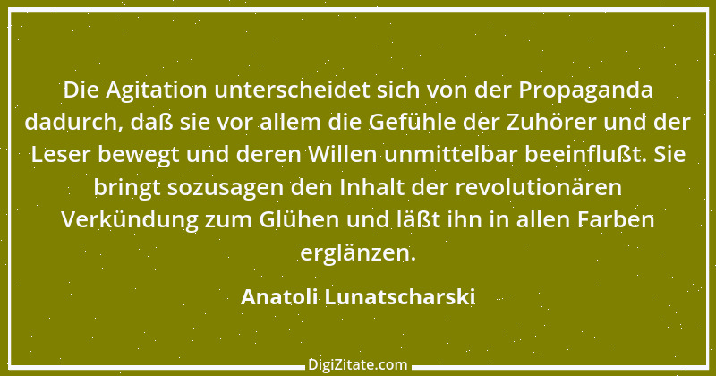 Zitat von Anatoli Lunatscharski 2