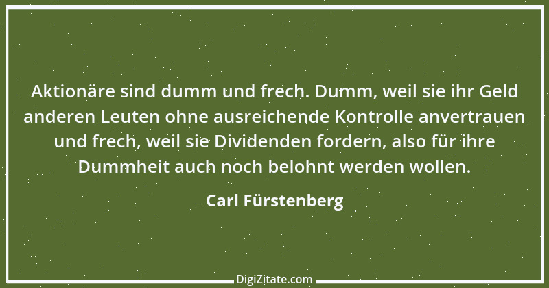 Zitat von Carl Fürstenberg 11