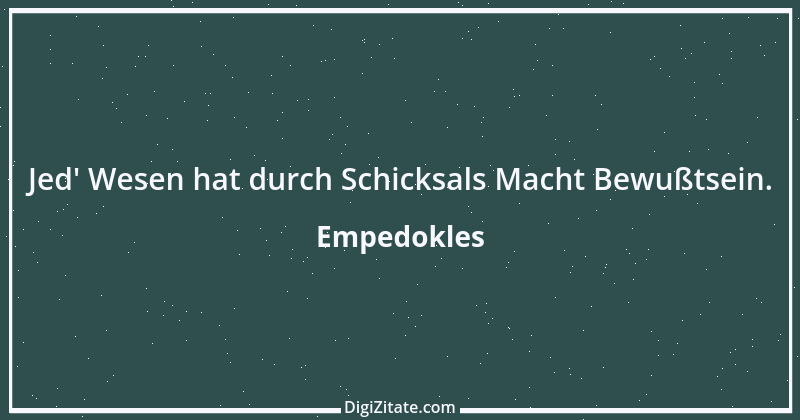 Zitat von Empedokles 19