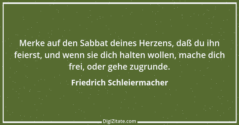 Zitat von Friedrich Schleiermacher 1