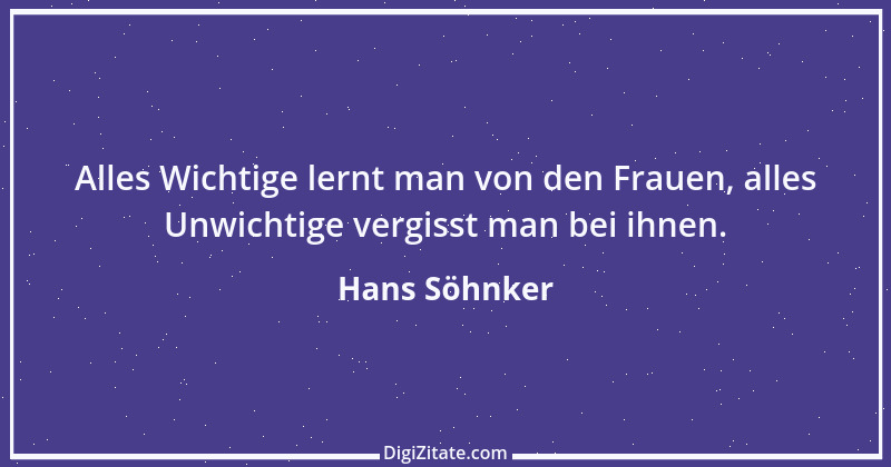 Zitat von Hans Söhnker 6