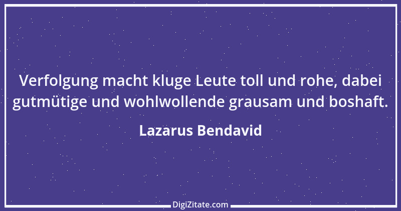 Zitat von Lazarus Bendavid 1