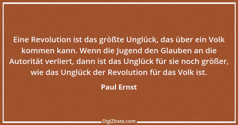 Zitat von Paul Ernst 70