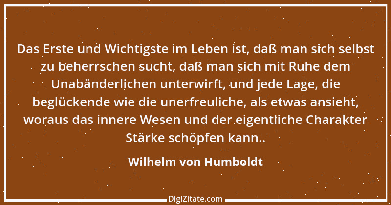 Zitat von Wilhelm von Humboldt 203