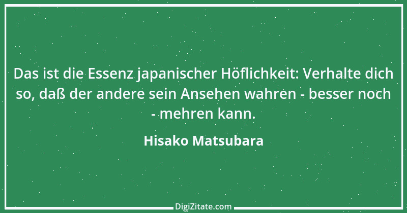 Zitat von Hisako Matsubara 1