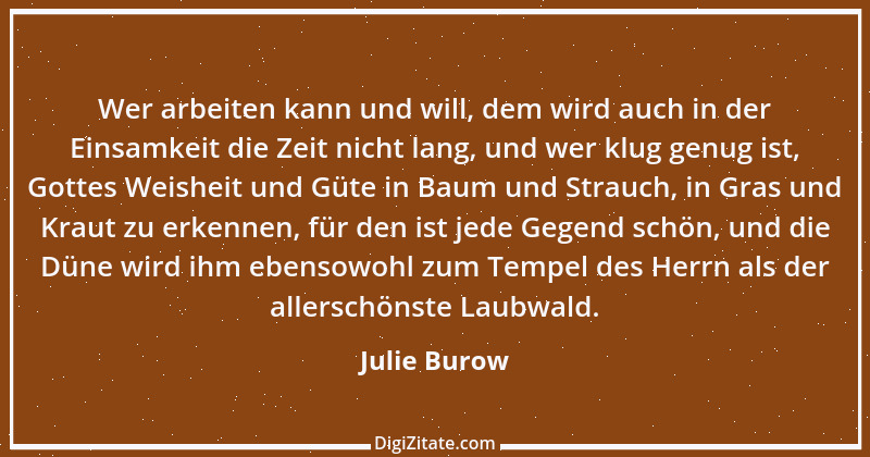 Zitat von Julie Burow 8