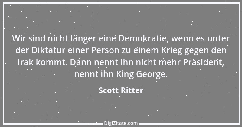 Zitat von Scott Ritter 1