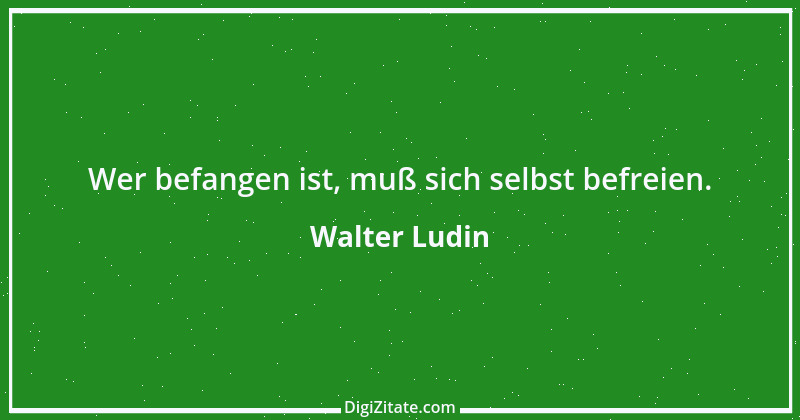 Zitat von Walter Ludin 156