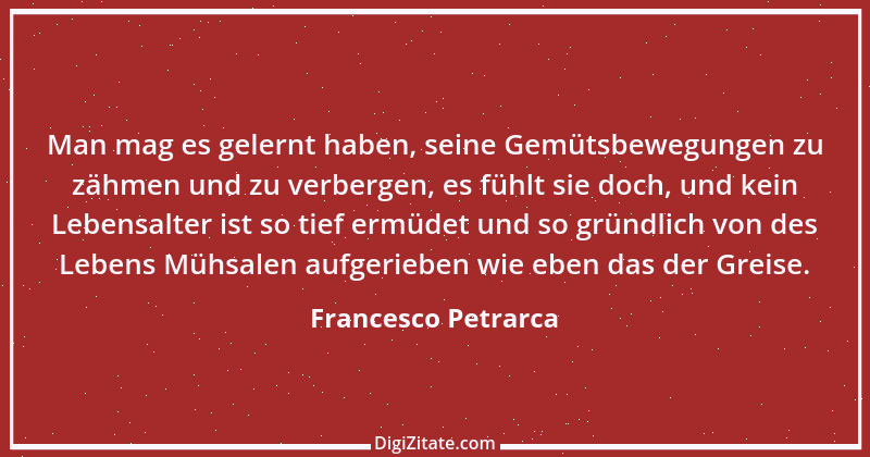 Zitat von Francesco Petrarca 5