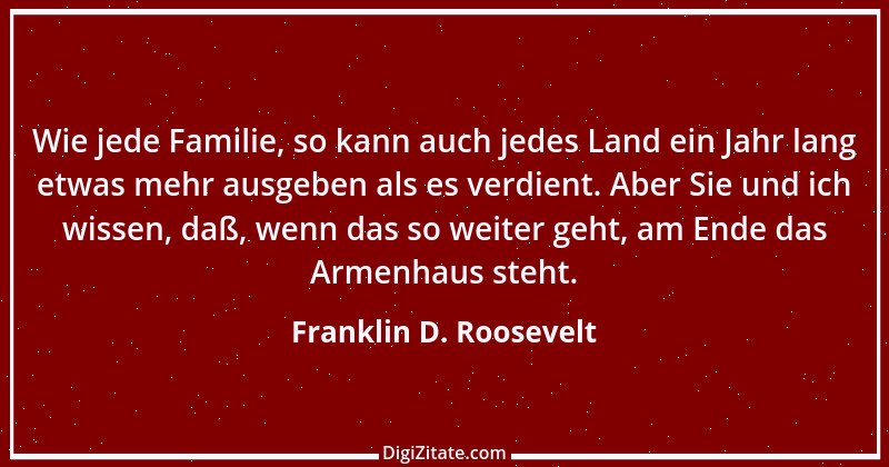 Zitat von Franklin D. Roosevelt 16