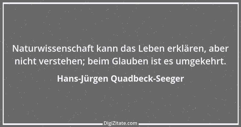 Zitat von Hans-Jürgen Quadbeck-Seeger 283