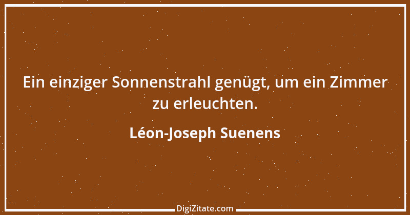 Zitat von Léon-Joseph Suenens 3