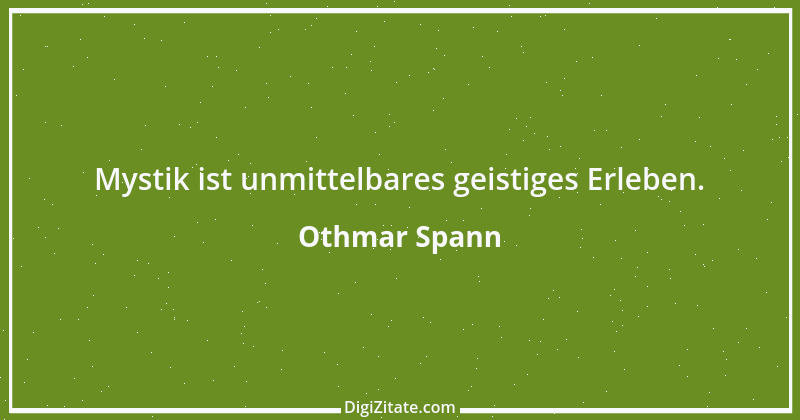 Zitat von Othmar Spann 2