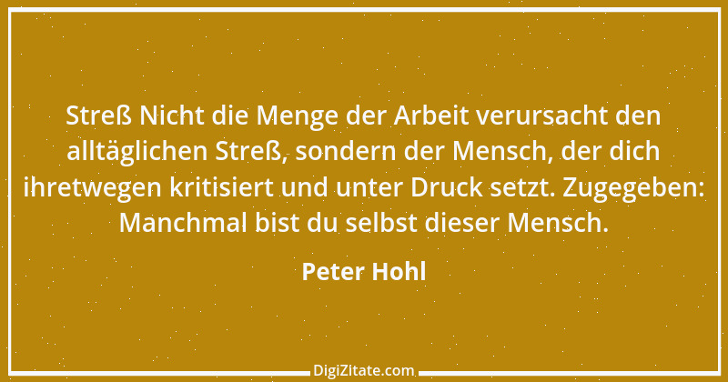 Zitat von Peter Hohl 38