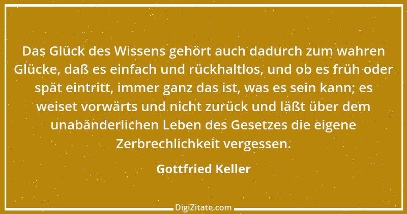 Zitat von Gottfried Keller 66