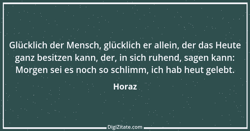 Zitat von Horaz 225