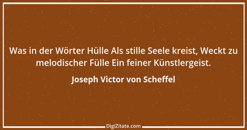 Zitat von Joseph Victor von Scheffel 13