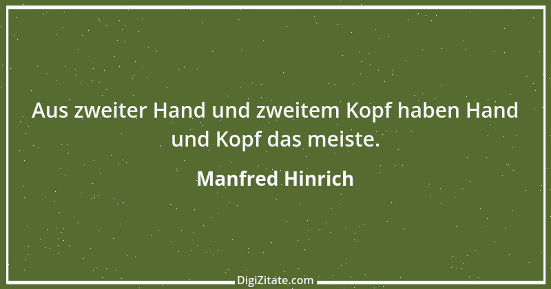 Zitat von Manfred Hinrich 993