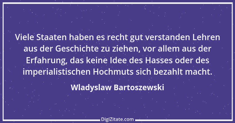 Zitat von Wladyslaw Bartoszewski 3