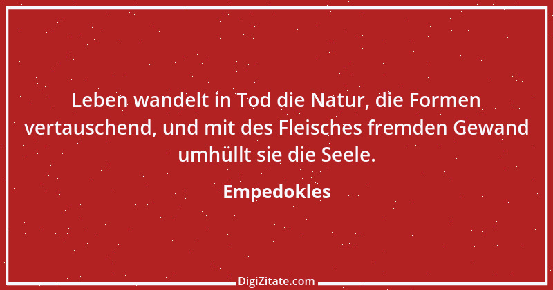 Zitat von Empedokles 22