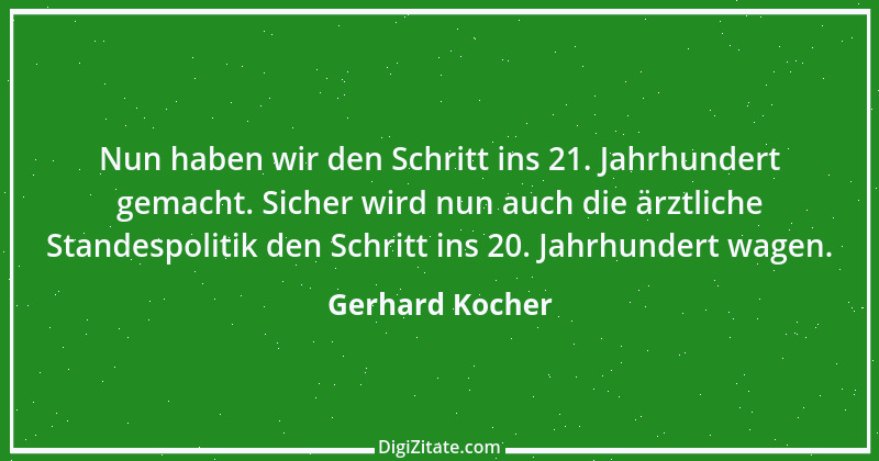 Zitat von Gerhard Kocher 165