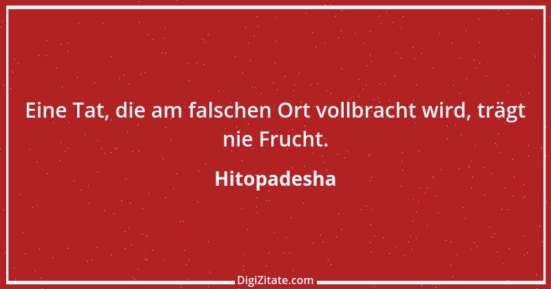 Zitat von Hitopadesha 1