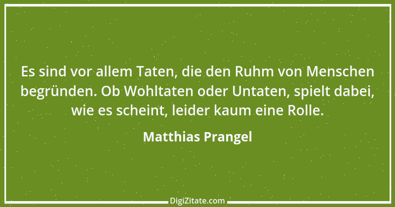 Zitat von Matthias Prangel 22