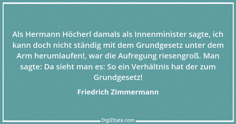 Zitat von Friedrich Zimmermann 1