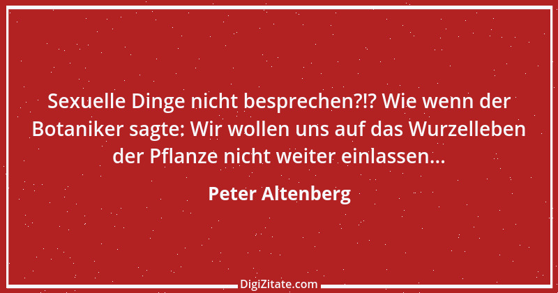 Zitat von Peter Altenberg 83